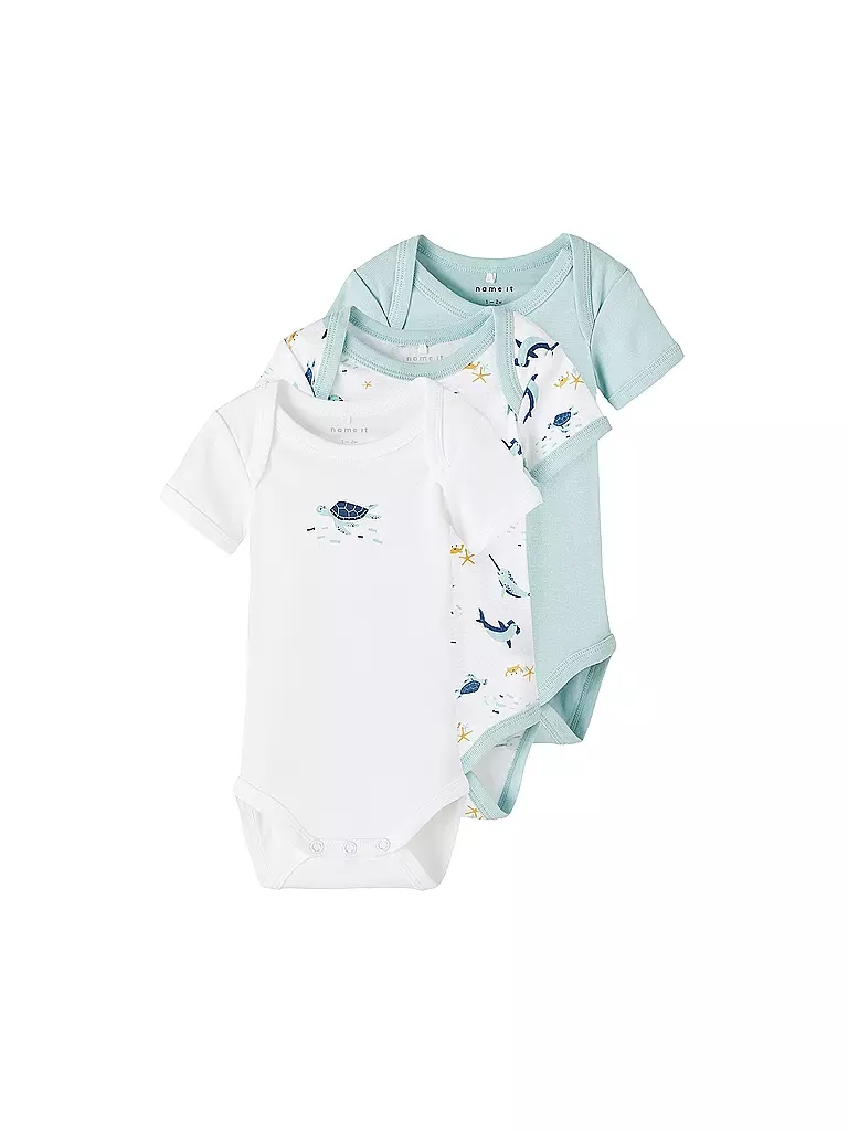 NAME IT | Baby Body 3-er Pkg. NBMBODY  | weiss