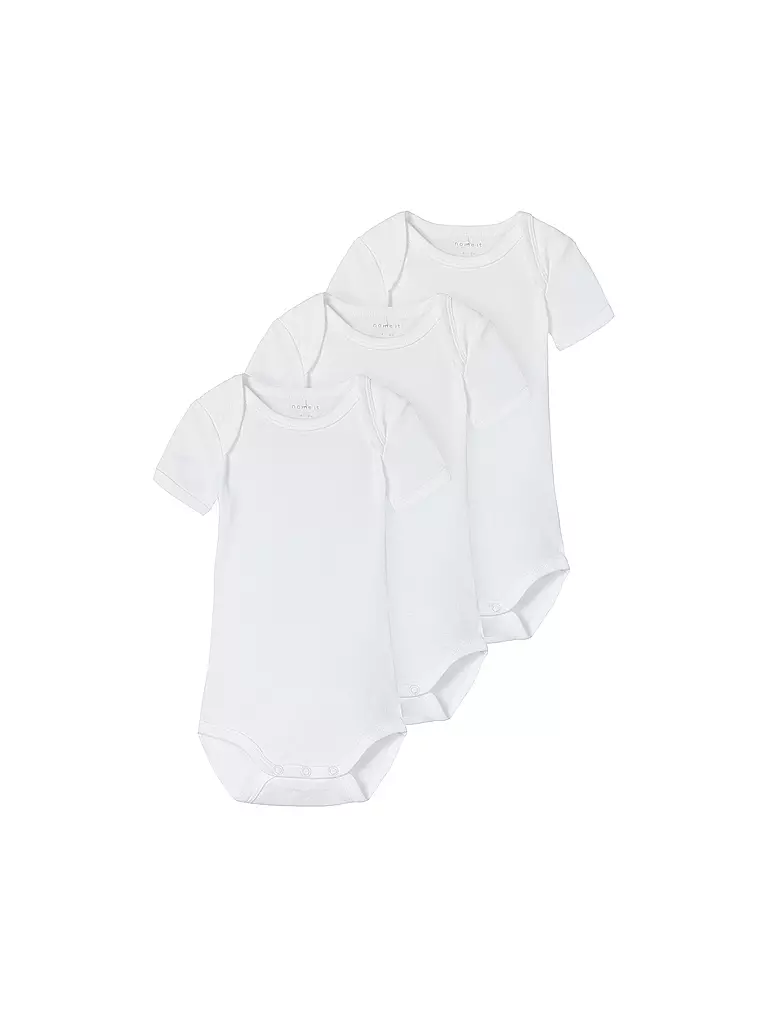 NAME IT | Baby Body 3-er Pkg. | weiss