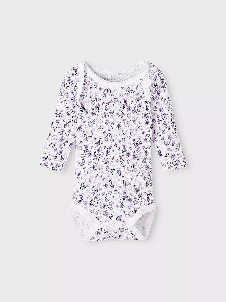 NAME IT | Baby Body 3er Pkg | lila