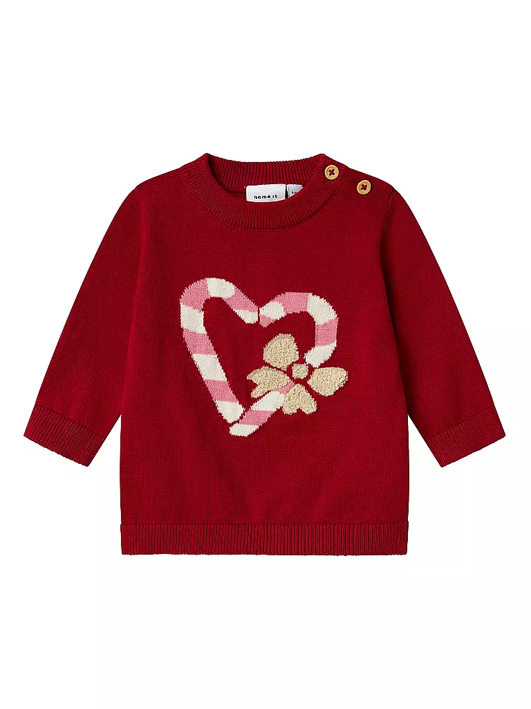 NAME IT | Baby Pullover NBFREAMO | rot