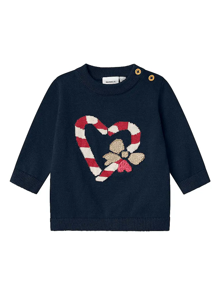 NAME IT | Baby Pullover NBFREAMO | dunkelblau