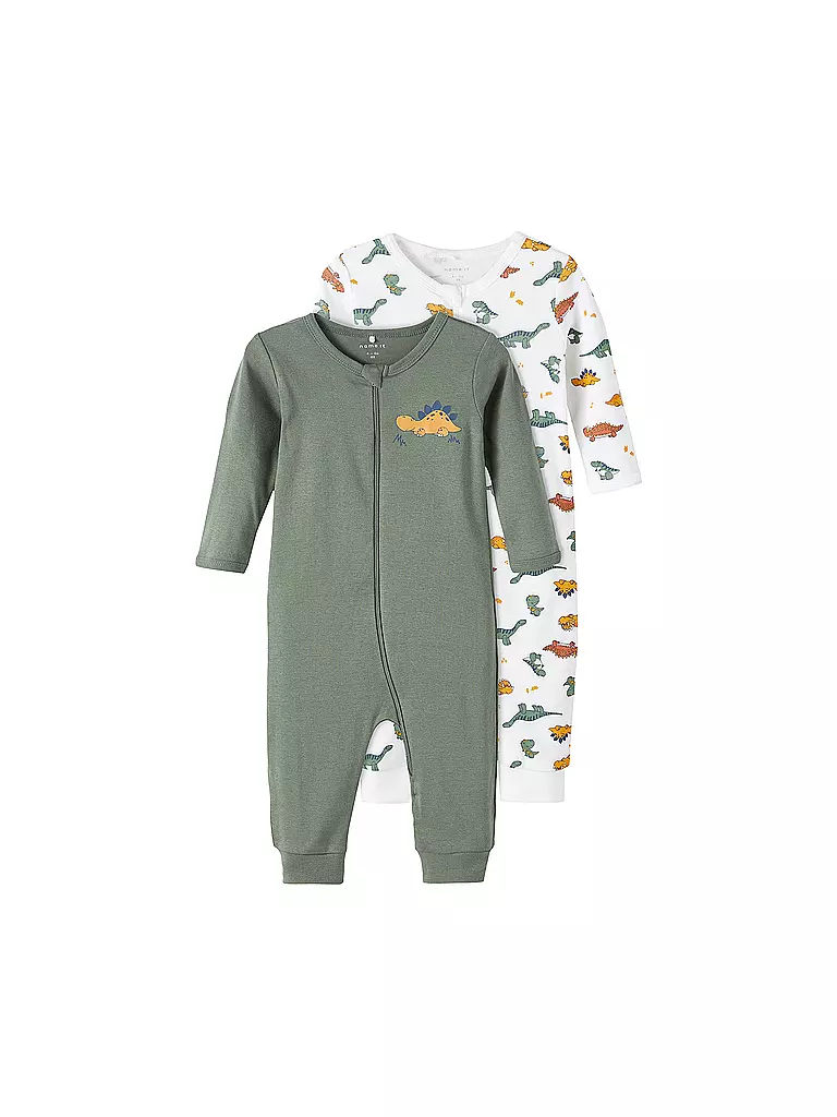 NAME IT | Baby Schlafoverall 2-er Pkg. | grün