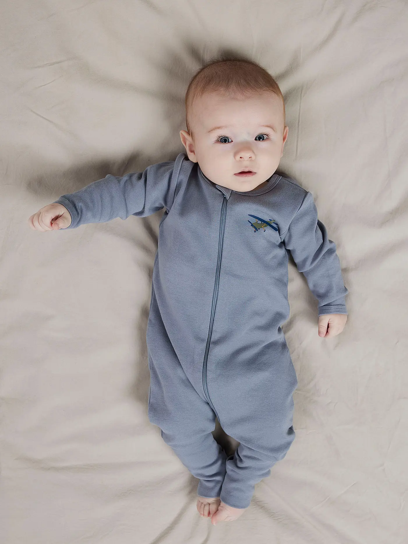 NAME IT | Baby Schlafoverall 2er Pkg NBMNIGHTSUIT | beige