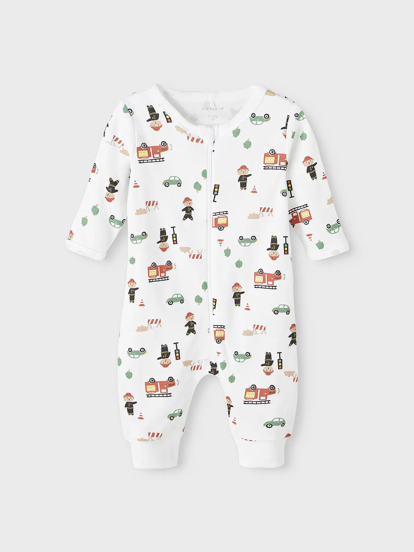 NAME IT | Baby Schlafoverall 2er Pkg | weiss