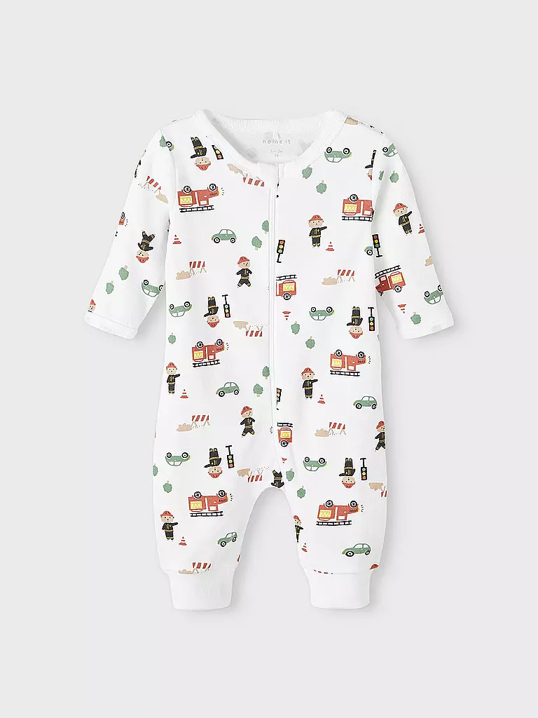 NAME IT | Baby Schlafoverall 2er Pkg | weiss