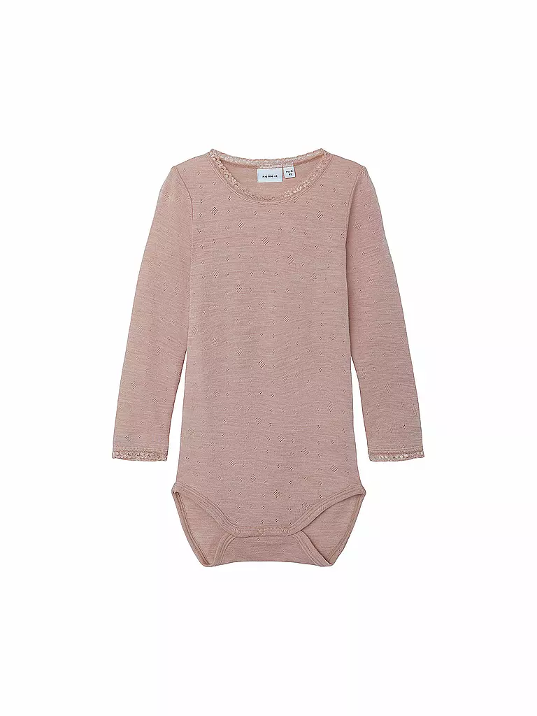 NAME IT | Baby Wollbody NMMWANG WOOL | rosa