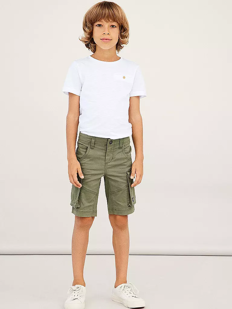 NAME IT | Jungen Cargobermuda NKMRYAN TWIBAMGO | olive