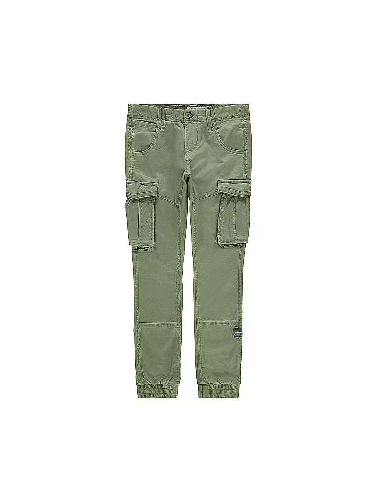 NAME IT | Jungen Cargohose Regular Fit NITBAMGO  | olive