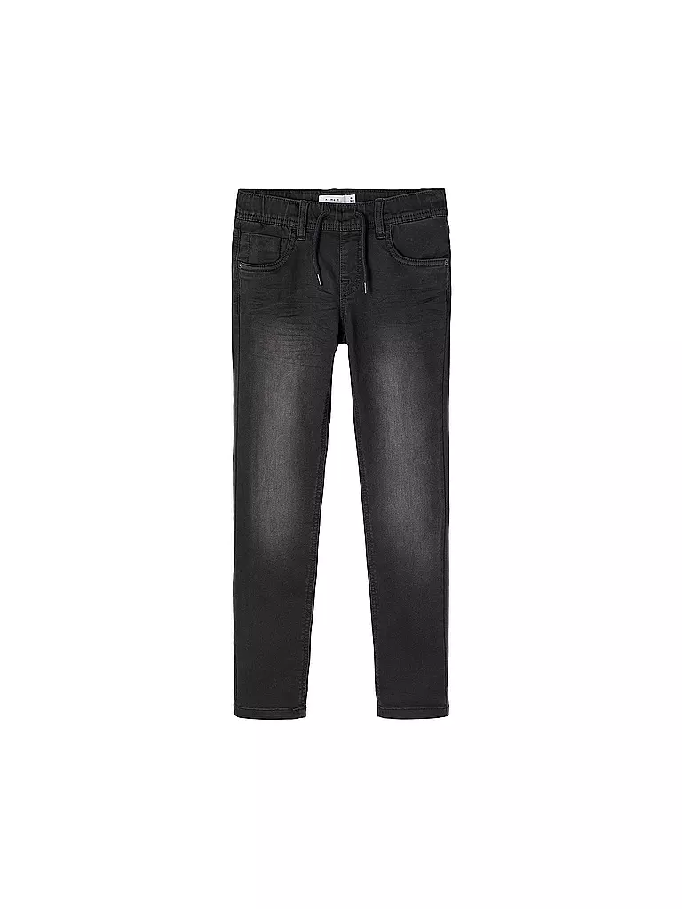 NAME IT Jungen Jeans Regular Fit schwarz 