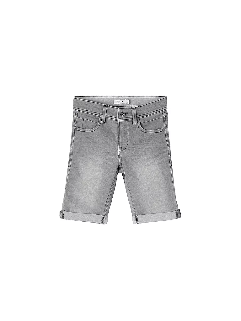 NAME IT | Jungen Jeans Shorts Slim Fit NKMSOFUS DNMTAX | grau