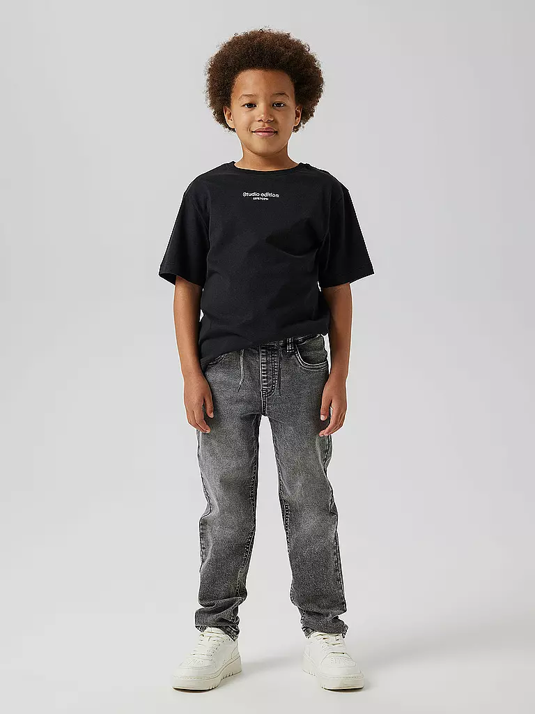 NAME IT | Jungen Jeans Slim Fit NKMROBIN DNMTHAYERS | grau