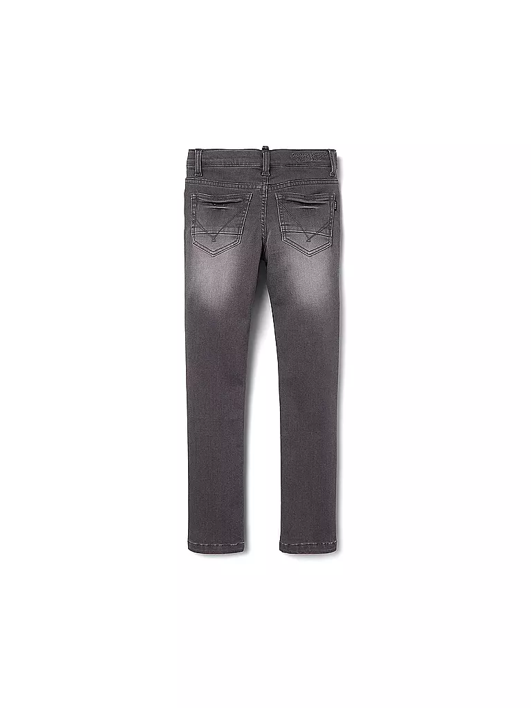 NAME IT | Jungen Jeans Slim Fit NKMTHEO  | grau