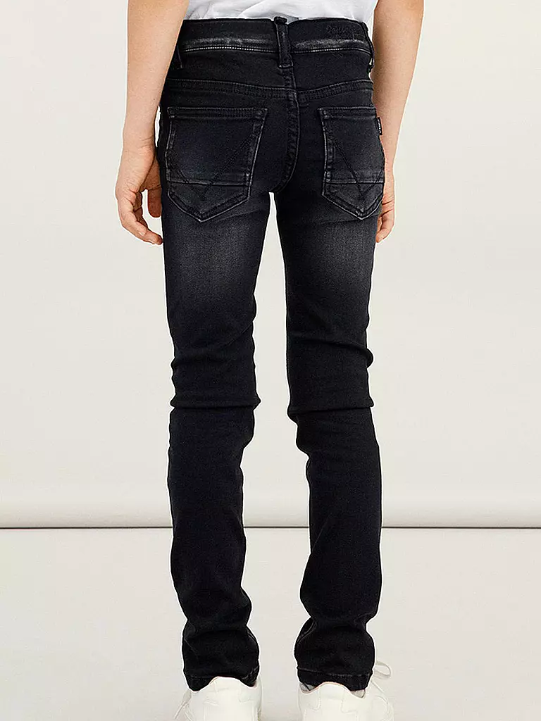 NAME IT | Jungen Jeans Slim Fit NKMTHEO  | schwarz