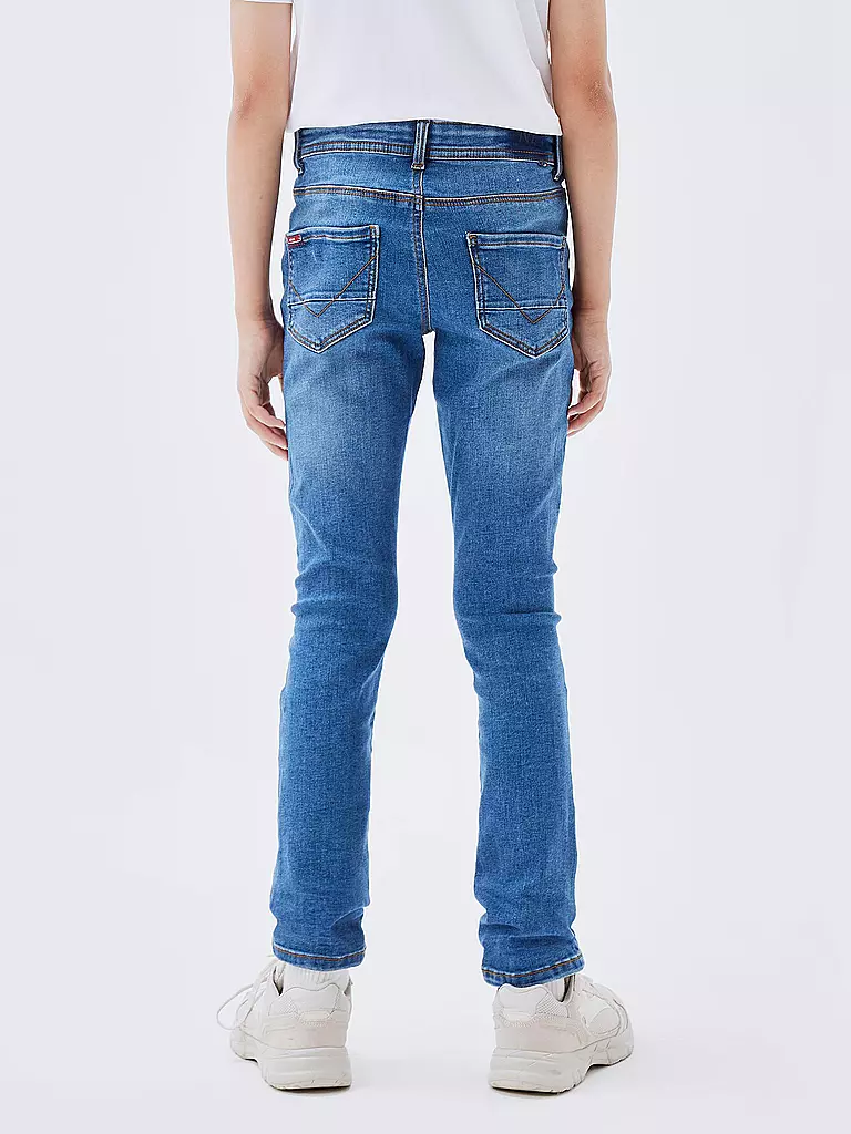 NAME IT | Jungen Jeans Slim Fit NKMTHEO  | blau