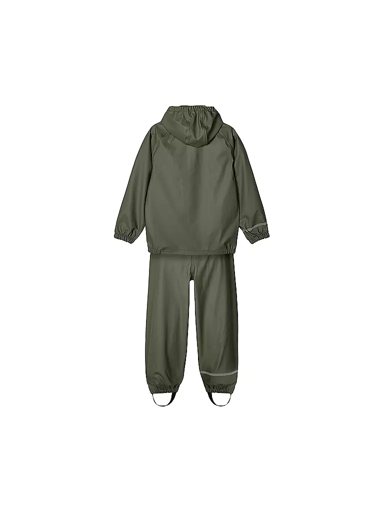 NAME IT | Jungen Regenanzug Set  | olive