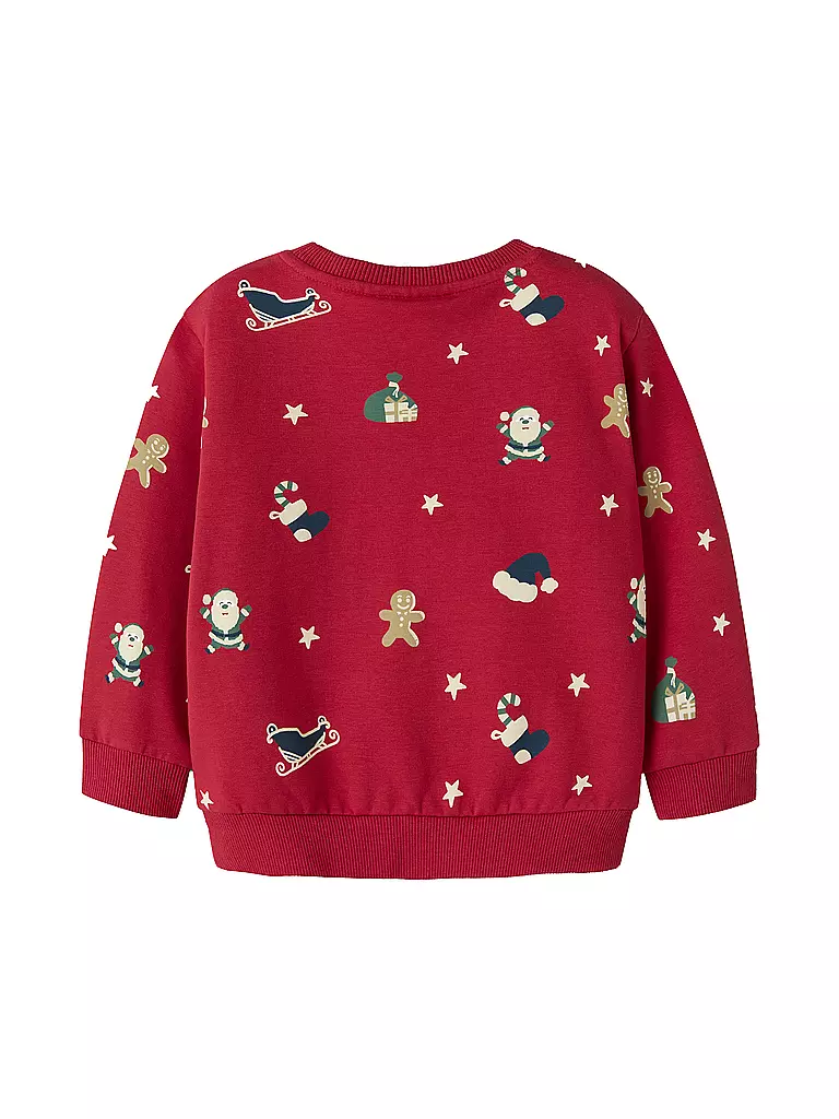 NAME IT | Jungen Sweater NMNROHOM | rot