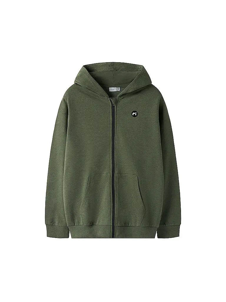NAME IT | Jungen Sweatjacke NKMVIMO | Dunkelgrün
