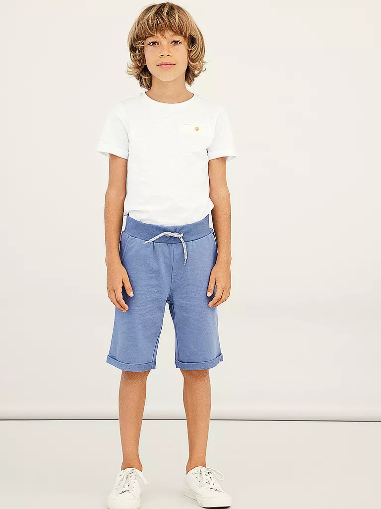 NAME IT | Jungen Sweatshorts NKMVERMO  | blau