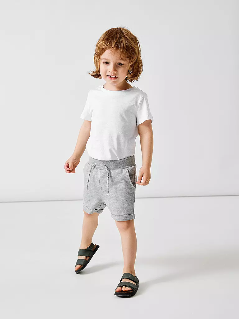 NAME IT | Jungen Sweatshorts NKMVERMO  | grau