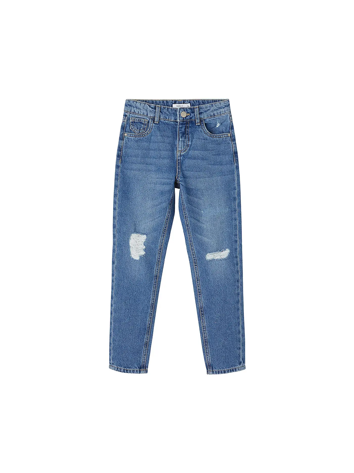 NAME IT | Mädchen Jeans Mom Fit NKFROSE  | blau