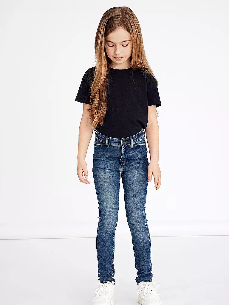 NAME IT | Mädchen Jeans Skinny Fit NKFPOLLY  | blau