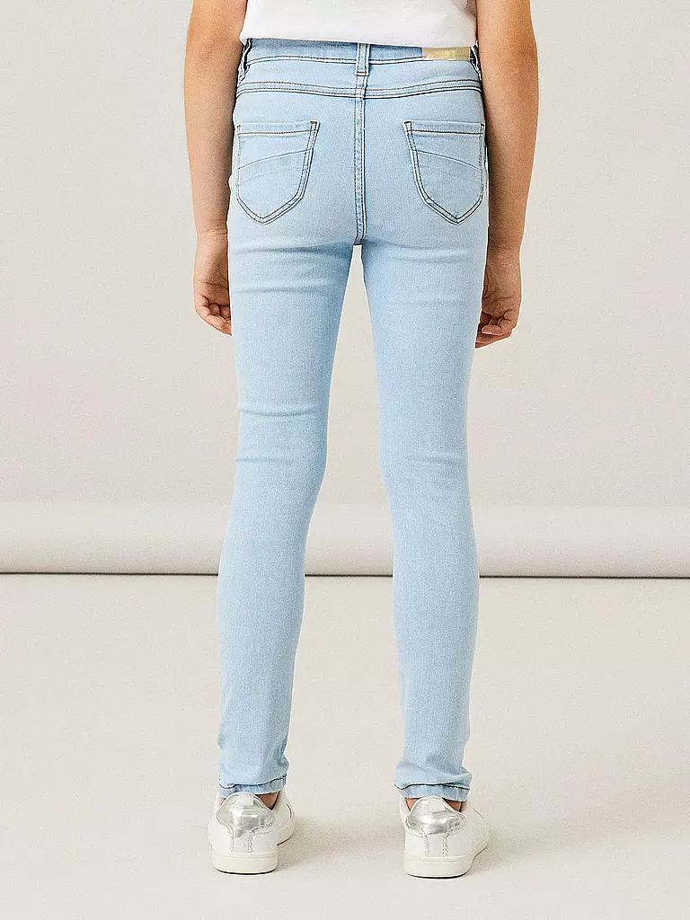 NAME IT | Mädchen Jeans Skinny Fit NKFPOLLY  | hellblau