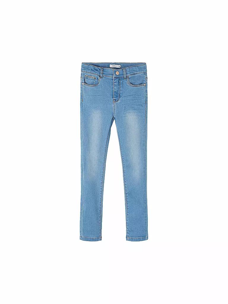 NAME IT Mädchen Jeans Slim Fit NKFPOLLY blau