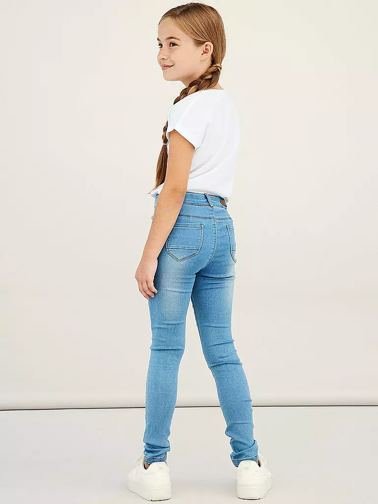 NAME IT | Mädchen Jeans Slim Fit NKFPOLLY  | blau