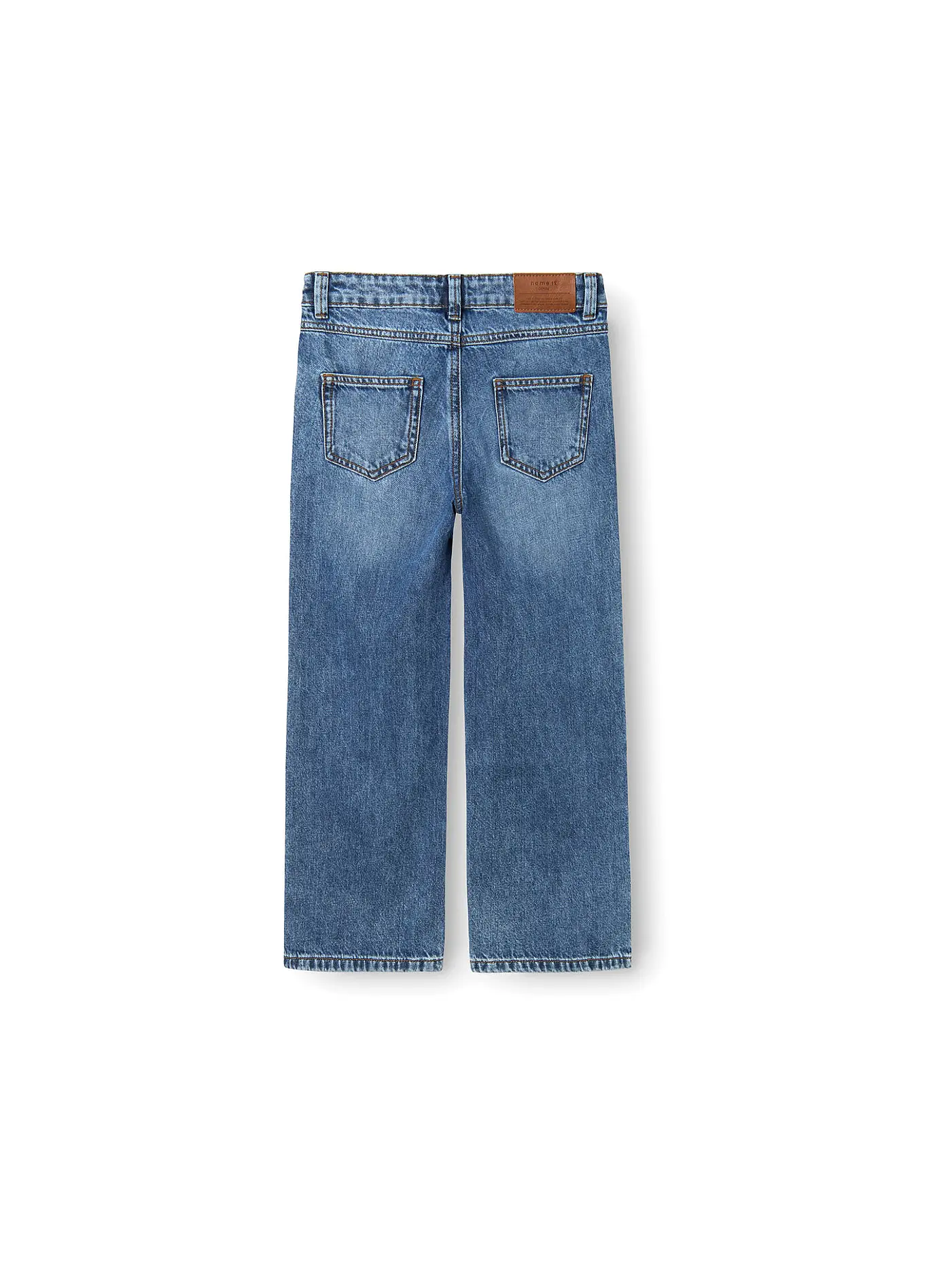 NAME IT | Mädchen Jeans Straight Fit NKFROSE | dunkelblau