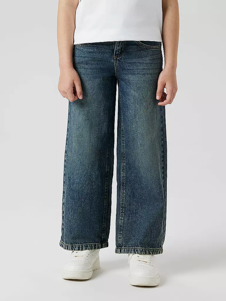 NAME IT | Mädchen Jeans Wide Fit NKFROSE | dunkelblau