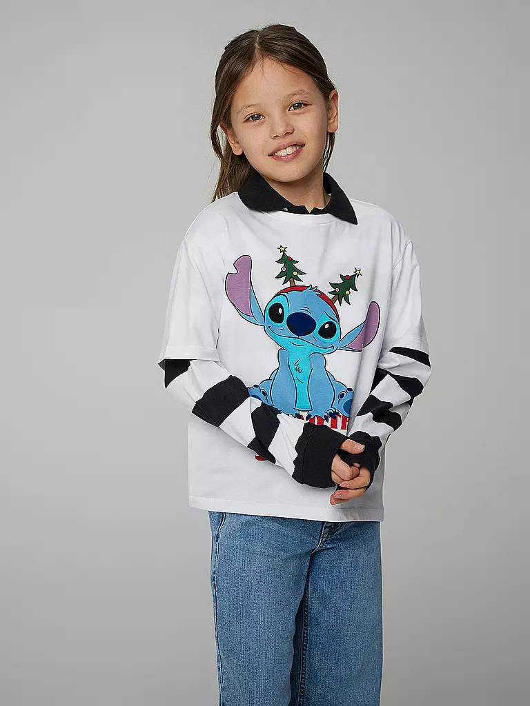 NAME IT | Mädchen T-Shirt NKFAKKA STITCH | 