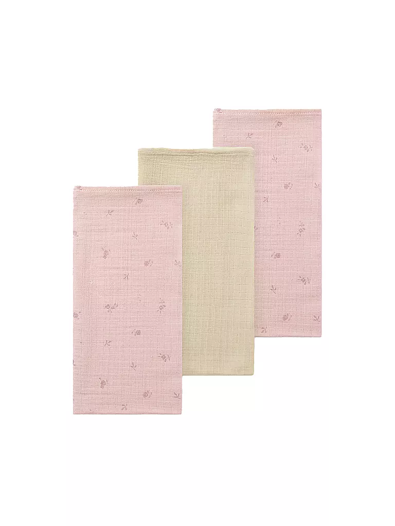 NAME IT | Stoffwindel - Mulltuch 3er Pkg parfait pink | rosa