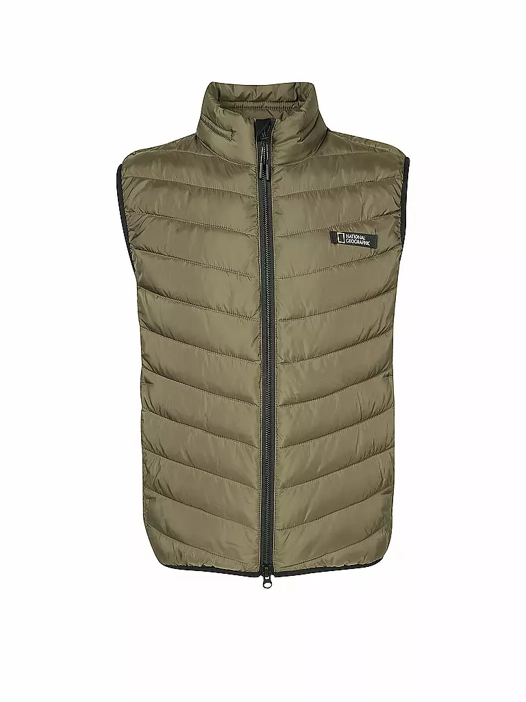 NATIONAL GEOGRAPHIC | Steppgilet | olive