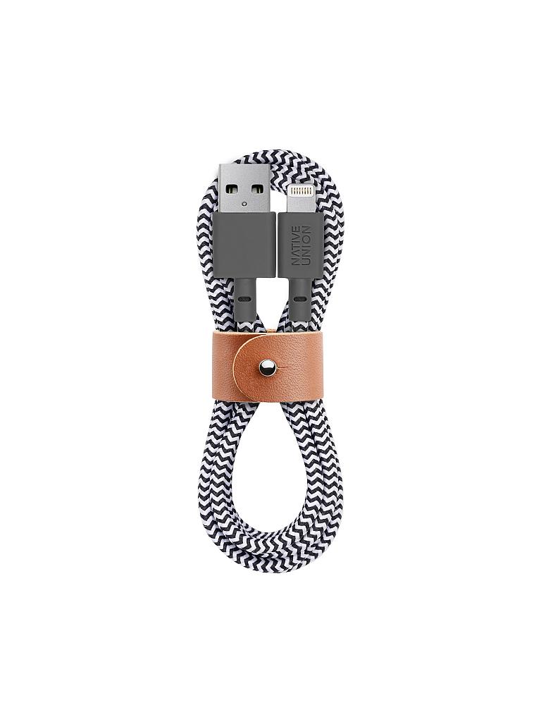 NATIVE UNION | Ladekabel - Belt Cable 120cm (Zebra) | bunt
