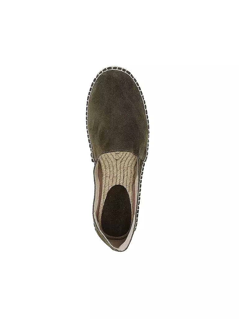 NATURAL WORLD | Espadrilles CAMPING SUEDE | olive