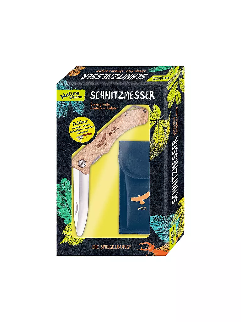 NATURE ZOOM | Klapp Schnitzmesser | beige