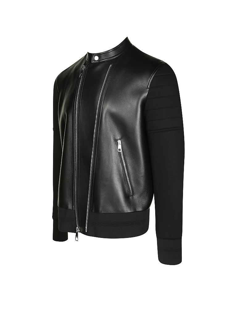 NEIL BARRETT | Lederjacke | schwarz