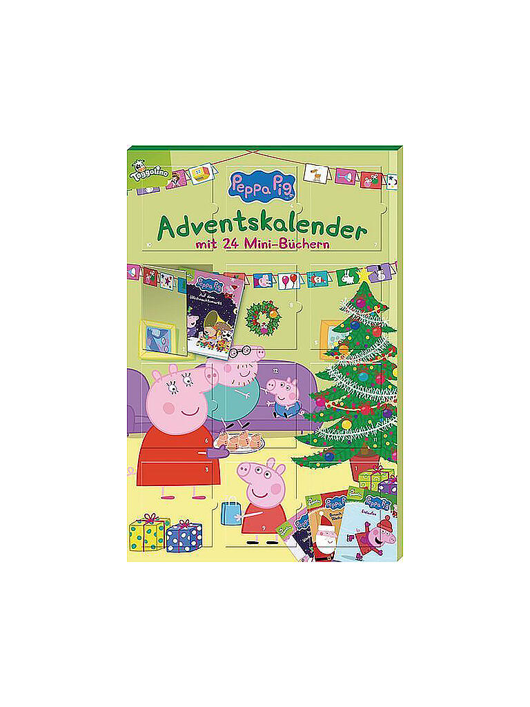 NELSON VERLAG | Peppa Pig Adventskalender mit 24 Mini-Büchern | keine Farbe