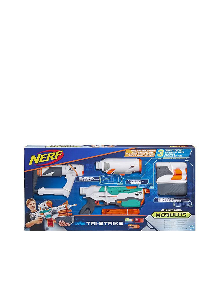 NERF | Spielzeugblaster - N/Tri Strike Elite Modulus Blaster | keine Farbe