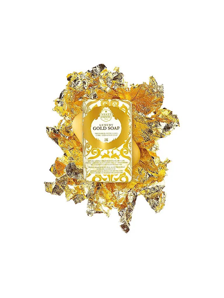 NESTI DANTE | Seife - 60th Anniversary Nat. Soap Gold leaf 250g  | gold