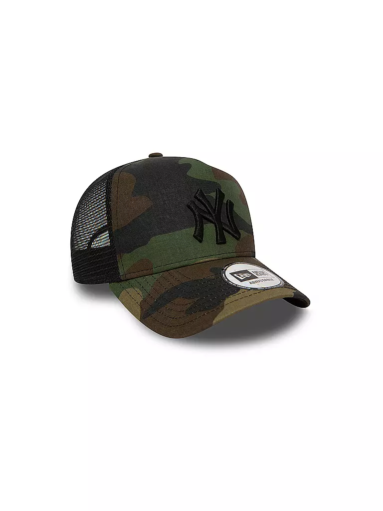 NEW ERA | Kappe LEAGUE ESSENTIAL 9FORTY NY EF TRUCKER | olive