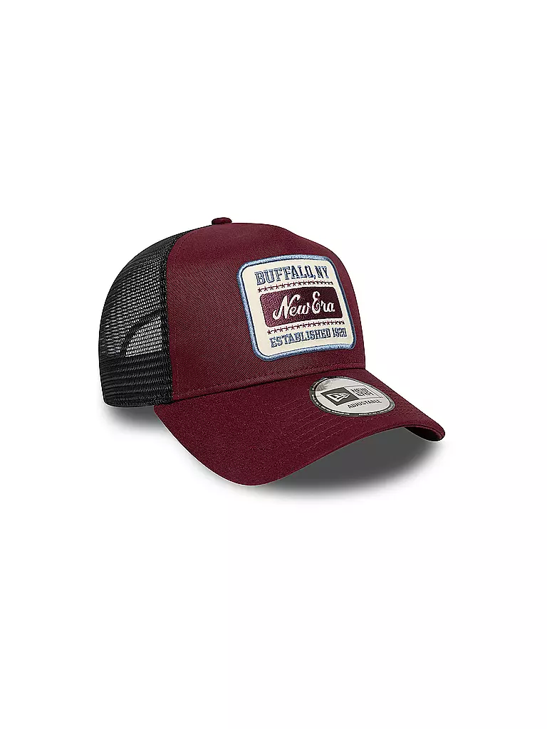 NEW ERA | Kappe PATCH TRUCKER | dunkelrot