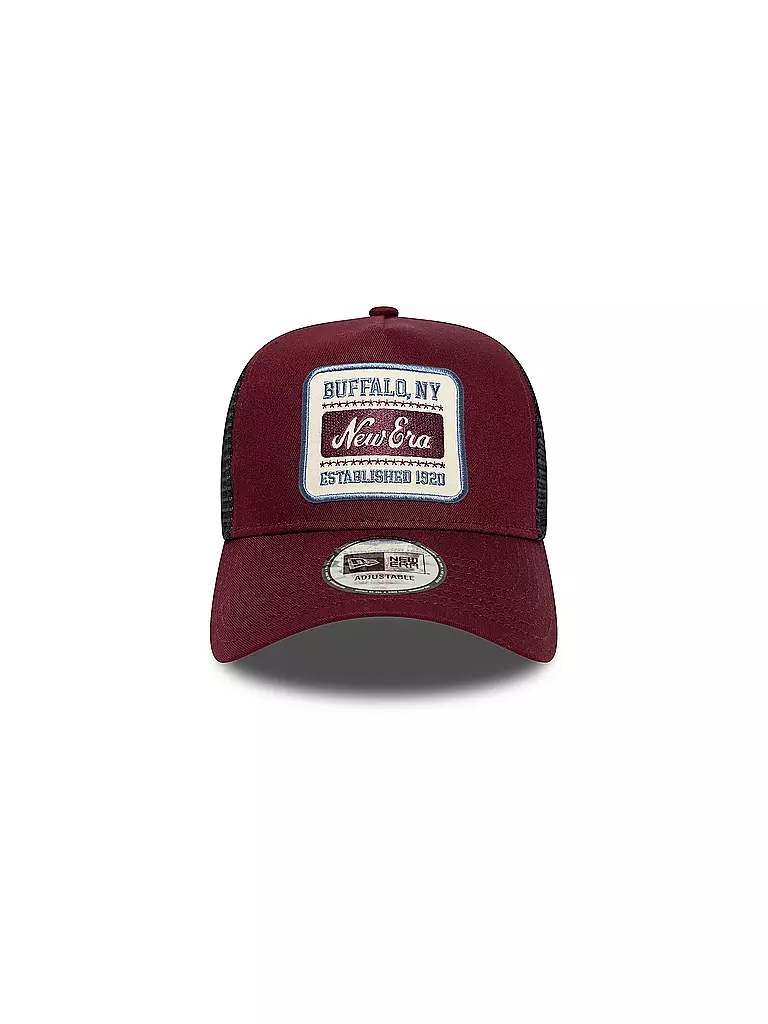 NEW ERA | Kappe PATCH TRUCKER | dunkelrot