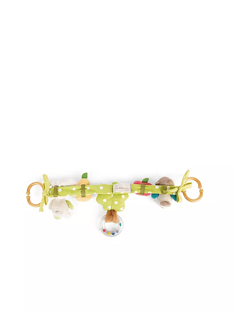 NICI | Kinderwagenkette Hase und Eule 40cm | bunt