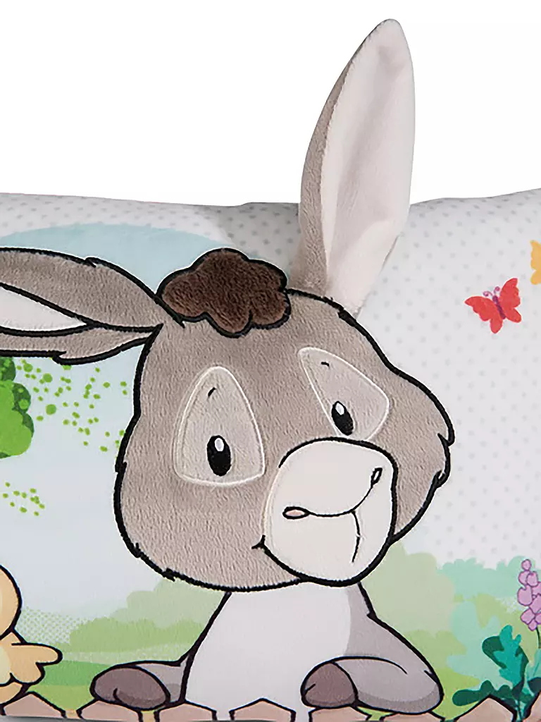 NICI | Kissen Esel Donkeylee 43x25cm | bunt