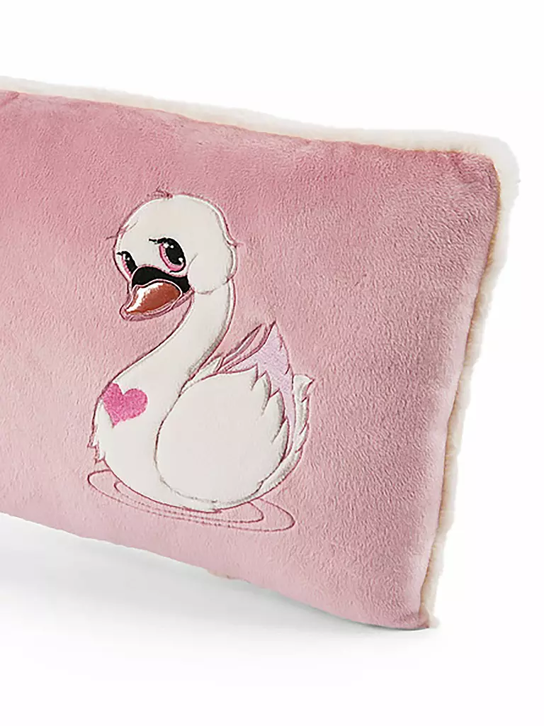 NICI | Kissen Love Schwan rechteckig | rosa