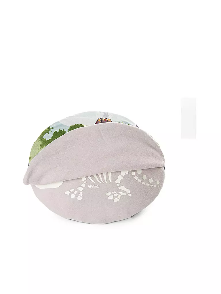 NICI | Kissen mit Wendefunktion - Glow in the dark Dino | bunt