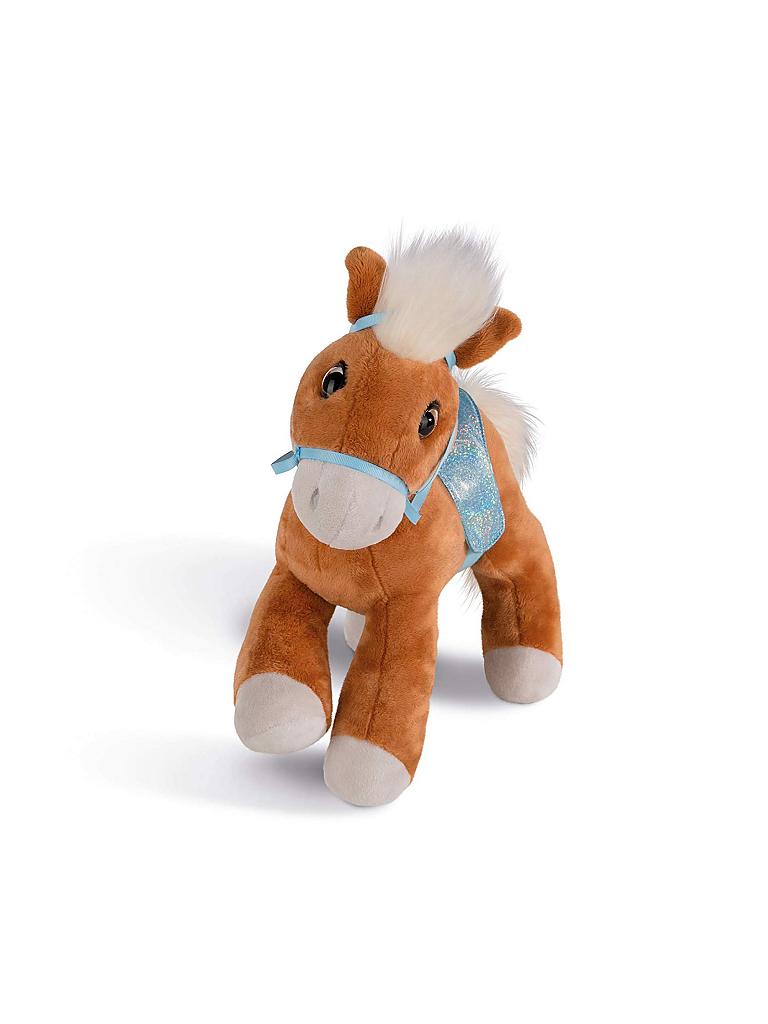 NICI | Kuscheltier Haflinger Pferd Leotie stehend 35cm | transparent