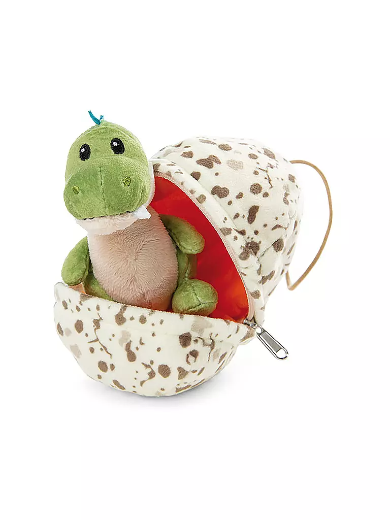 NICI | Plüschtier - Dino Baby Junge im Ei 13cm | grün