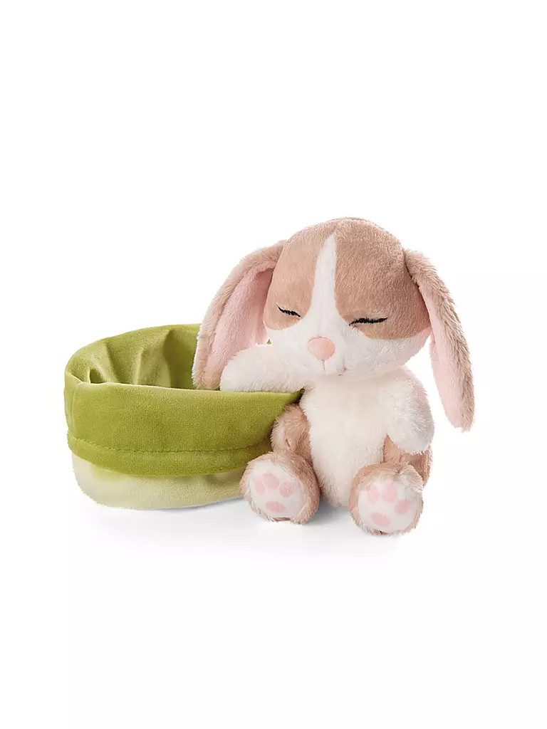 NICI | Plüschtier - Hase capuccino 12cm | grün